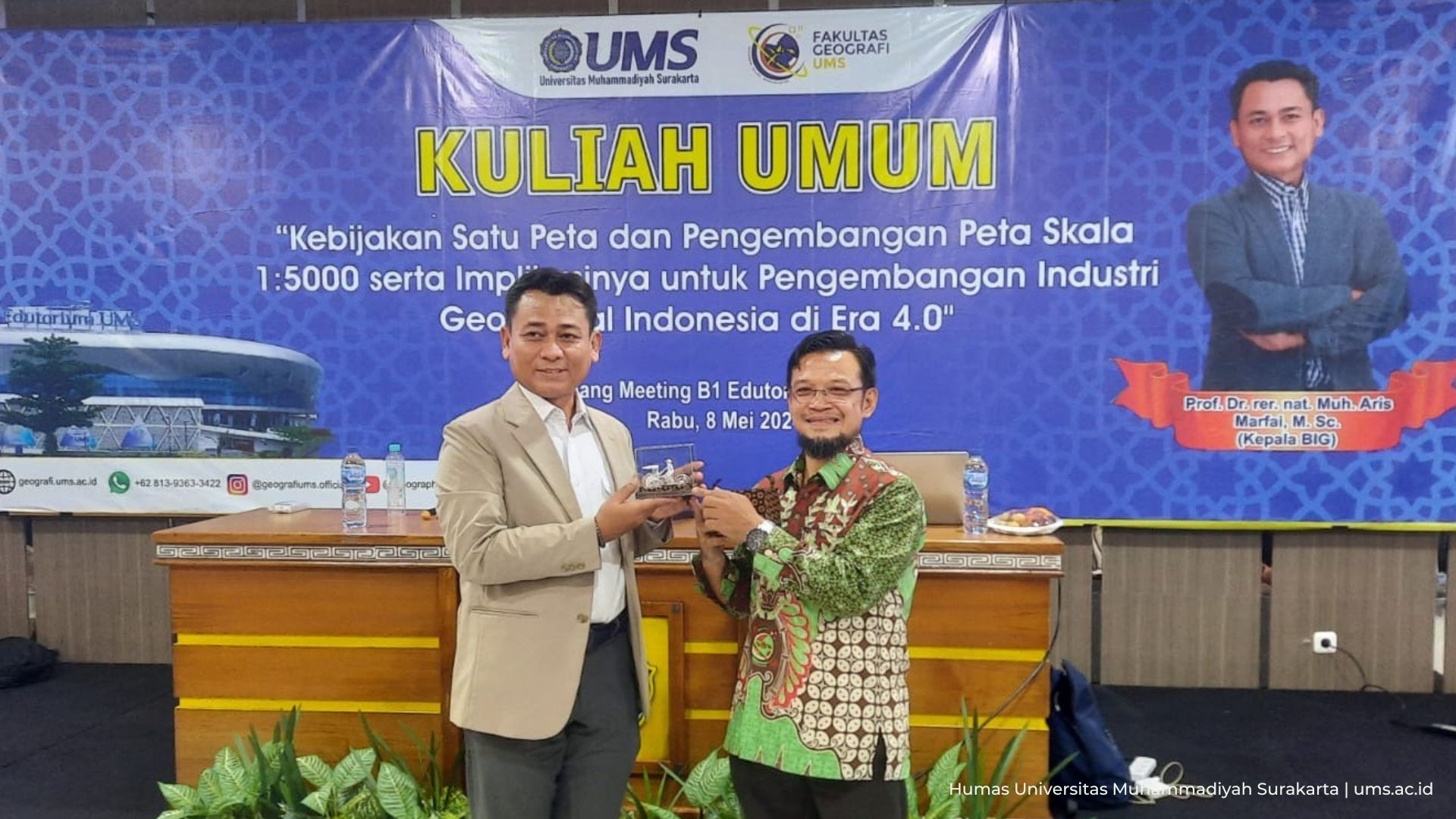 Read more about the article Fakultas Geografi UMS Gelar Kuliah Umum, Bahas Kebijakan Satu Peta
