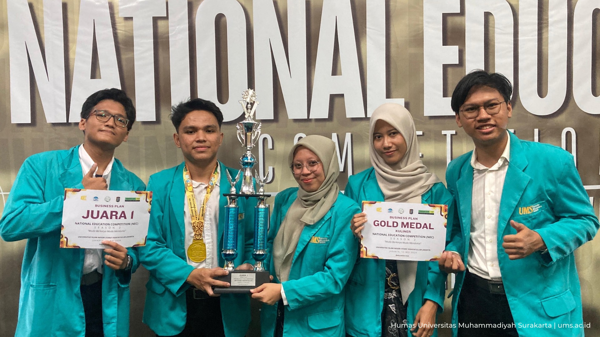 Read more about the article Mahasiswa UMS Raih Juara Umum dan Gold Medal Dalam Business Plan National Education Competition