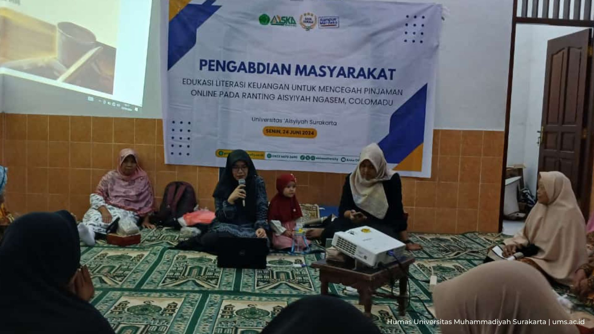 Read more about the article Pengabdian Masyarakat univ. Aisyiyah Surakarta di PRA Ngasem