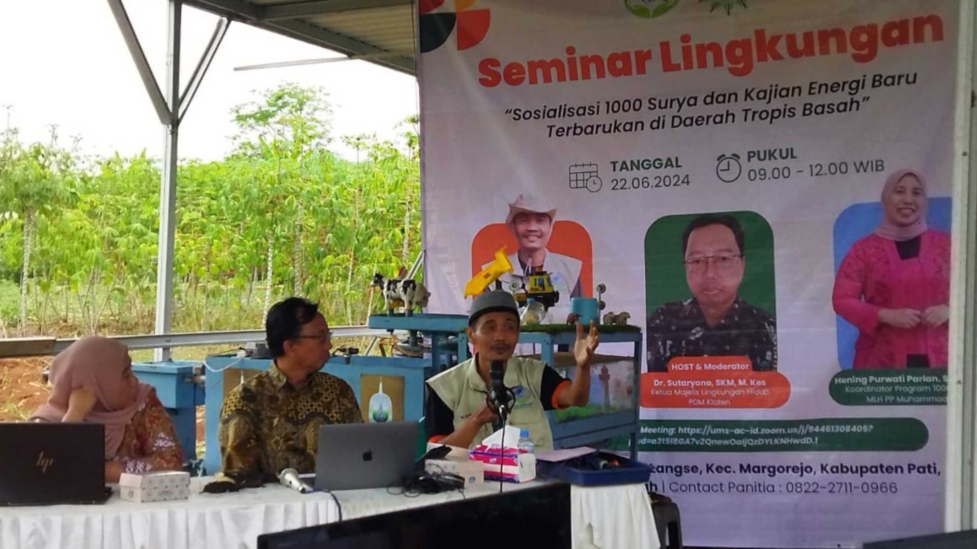 Read more about the article Tebarkan Virus Seribu Cahaya, Langkah MLH Wilayah Jawa Tengah Bersama MLH Pusat Muhammadiyah Adakan Seminar Lingkungan