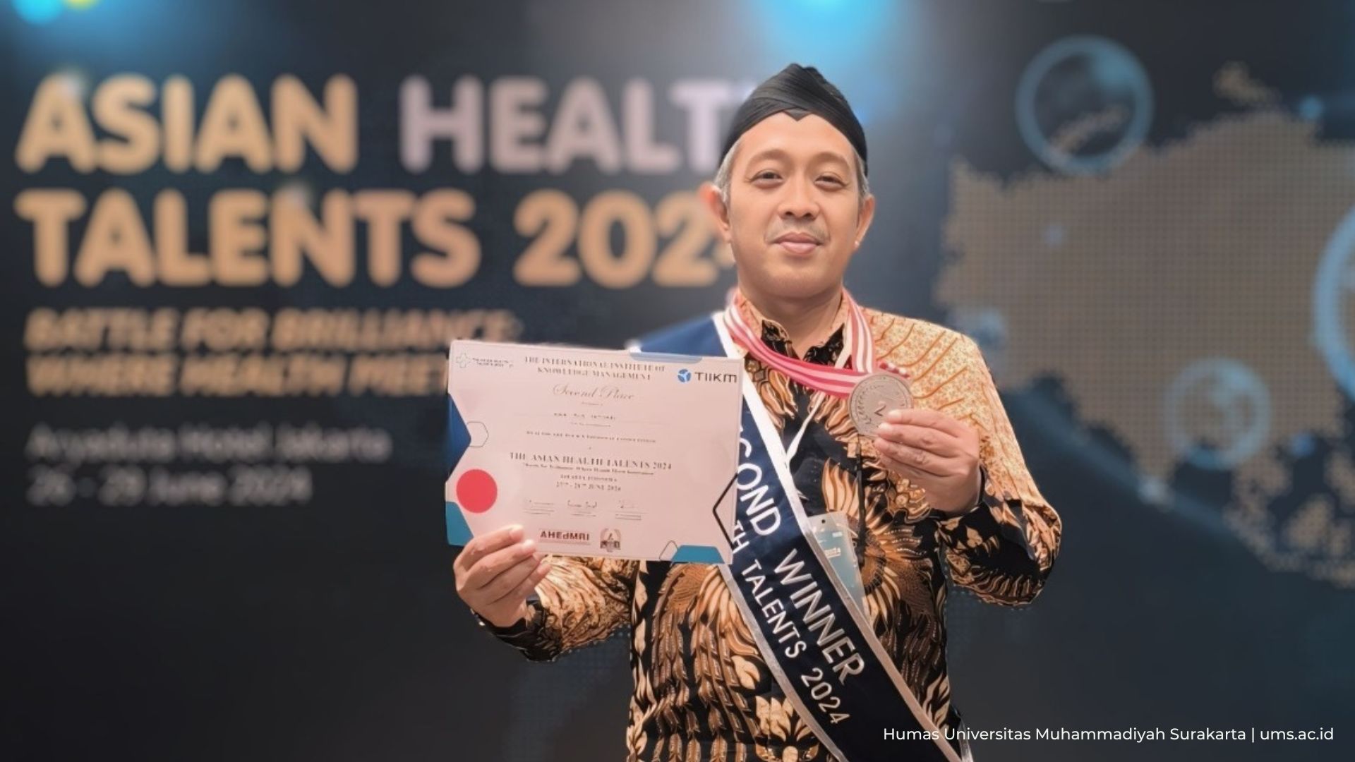 Read more about the article Luar Biasa! Dosen Kesmas UMS Raih Juara 2 Ajang Internasional The Asian Health Talent 2024