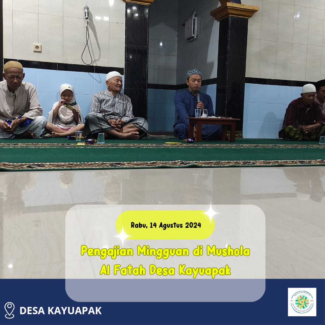 Read more about the article KKN MAs 2024 Kelompok 75: Menghadiri Pengajian Mingguan di Masjid Al Fatah Desa Kayuapak