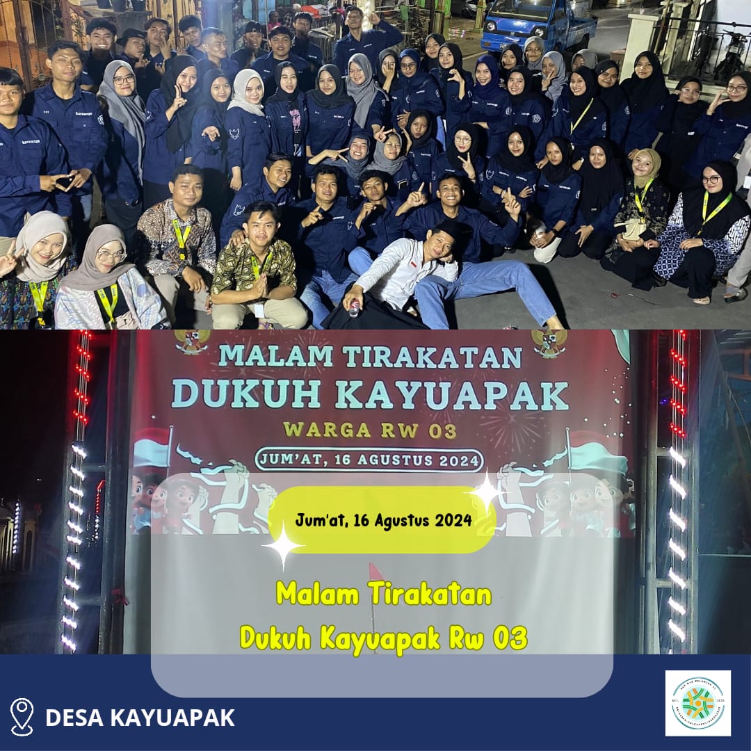 Read more about the article KKN MAs 2024 Kelompok 75: Malam Tirakatan RW 03 Desa Kayuapak