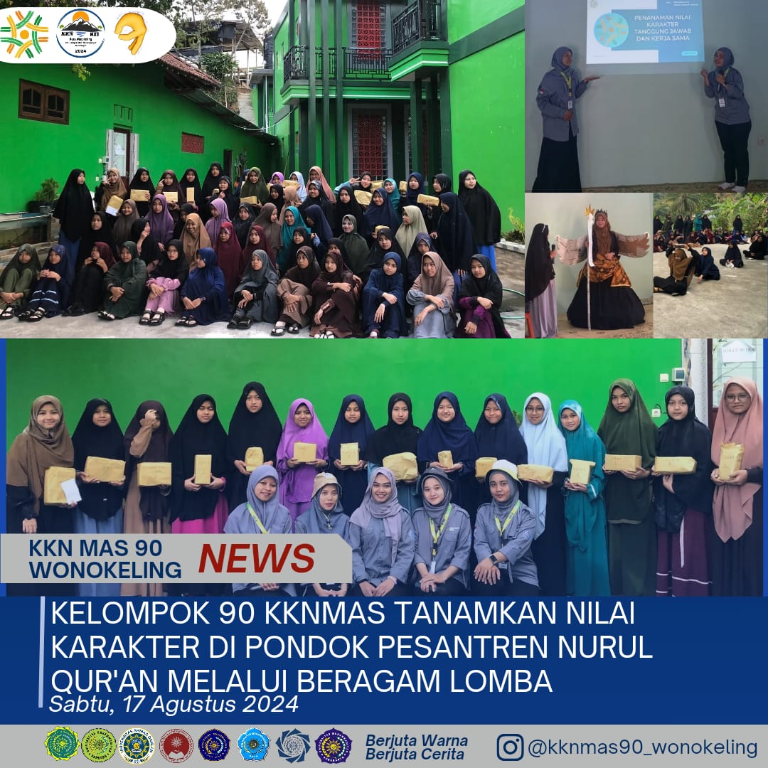 Read more about the article Kelompok 90 KKN MAs Tanamkan Nilai Karakter di Pondok Pesantren Nurul Quran Melalui Beragam Lomba