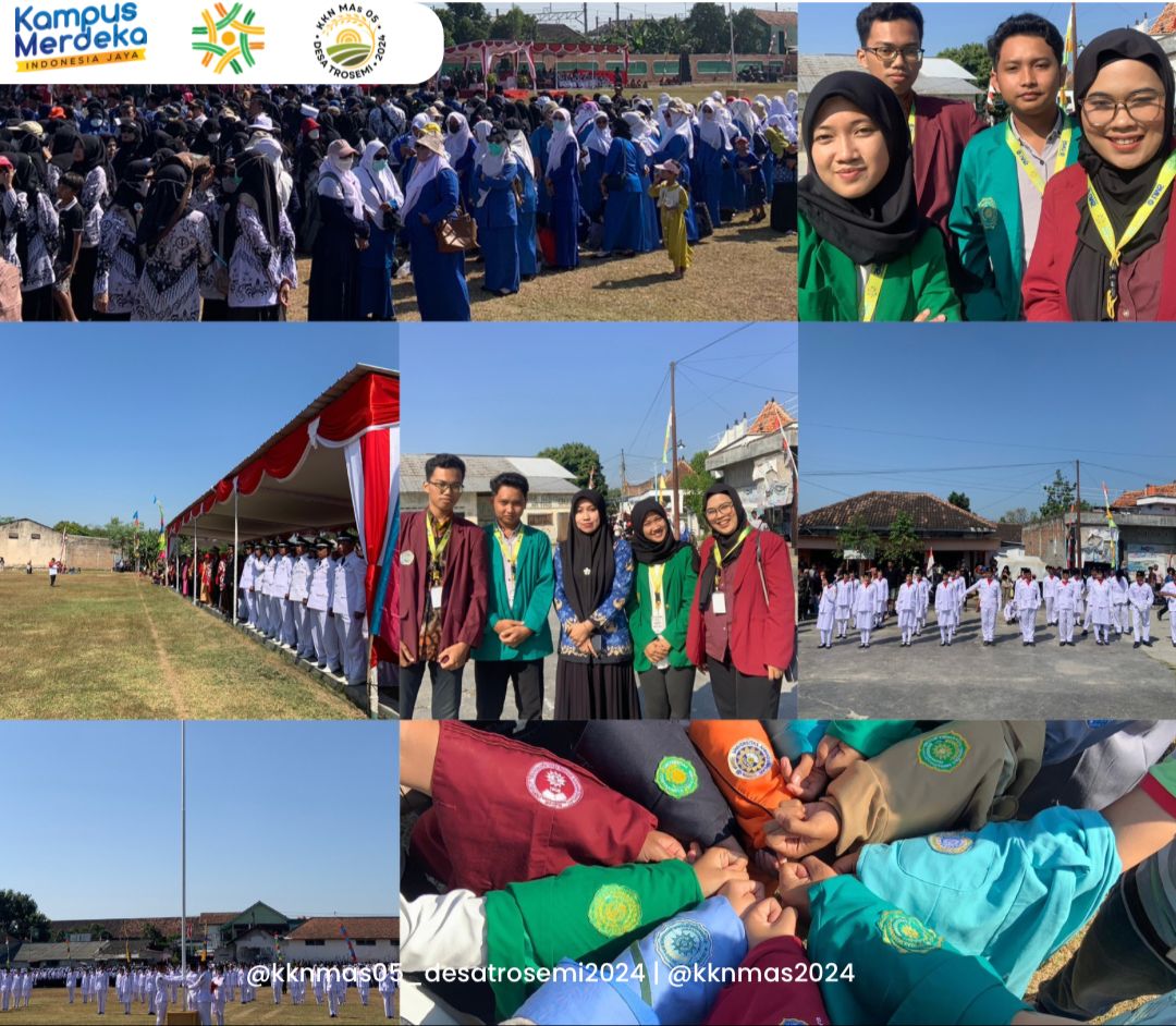 Read more about the article Indonesia Merdeka KKN MAs Kelompok 05 Mengikuti Upacara Bendera Merah Putih di Kecamatan Gatak