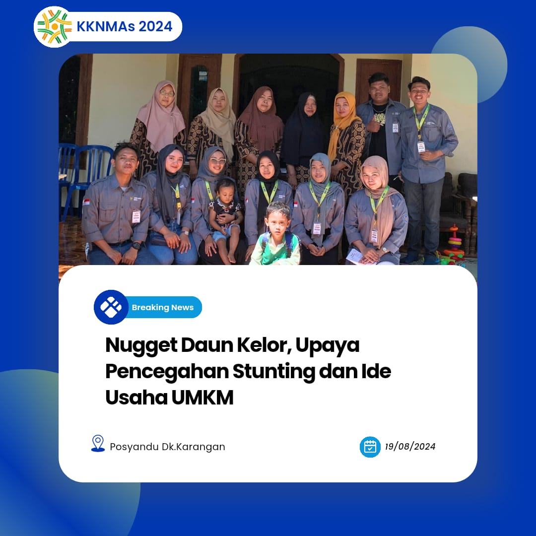 Read more about the article Nugget Daun Kelor, Upaya Pencegahan Stunting dan Ide Jualan UMKM