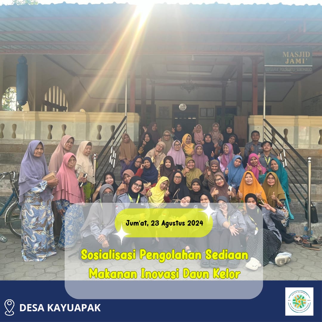 Read more about the article KKN MAs 2024 Kelompok 75: Sukses Melaksanakan Program Kerja Sosialisasi Pengolahan Sediaan Makanan Daun Kelor Sebagai Inovasi UMKM