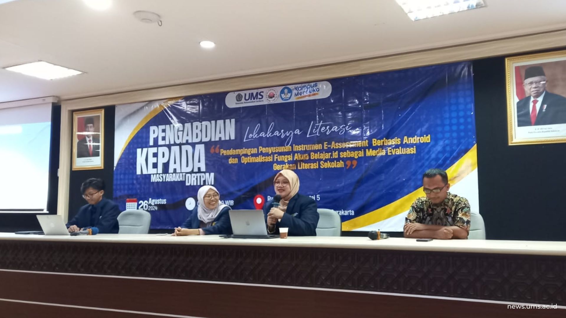 Read more about the article Tim PkM UMS Gelar Lokakarya Literasi Digital, Tingkatkan Kompetensi Guru dalam Pengembangan E-Assessment dan Optimalisasi Akun Belajar.Id