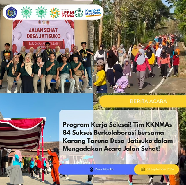 Read more about the article Program Kerja Selesai! Tim 84 KKN MAs Sukses Berkolaborasi bersama Karang Taruna dalam Mengadakan Acara Jalan Sehat!