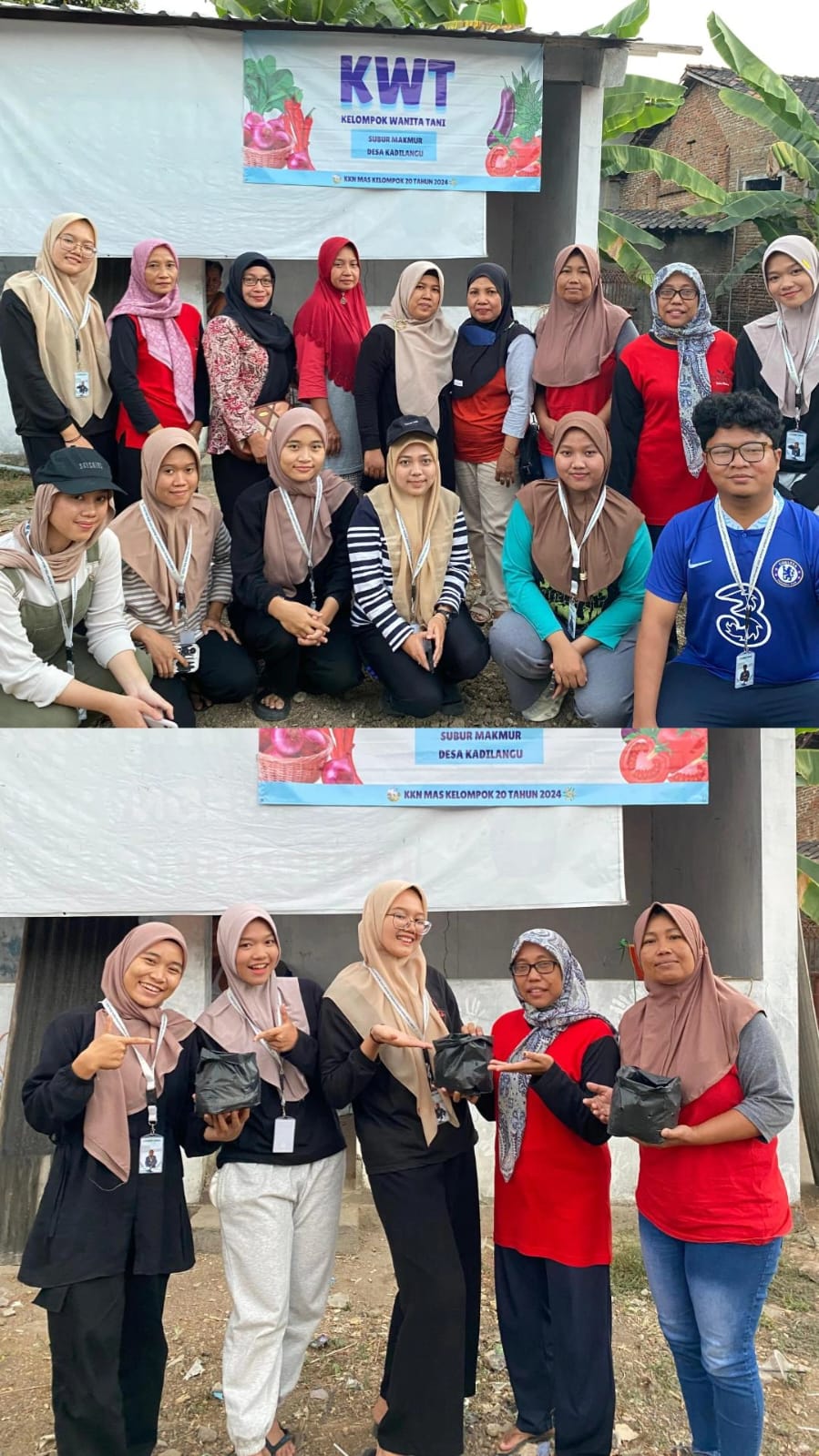 Read more about the article Mahasiswa KKN MAs Kelompok 20 Bantu Tanam dan Produksi Minuman Kreasi dari Bunga Telang Bersama Kelompok Wanita Tani (KWT) Subur Makmur Kadilangu