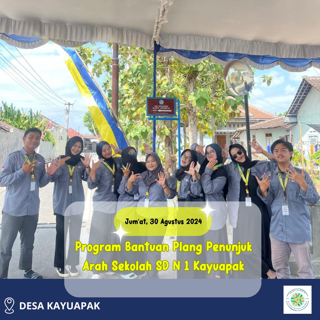 Read more about the article KKN MAs 2024 Kelompok 75 Jalankan Program Kerja Bantuan Pemasangan Plang Penunjuk Arah SDN 1 Kayuapak