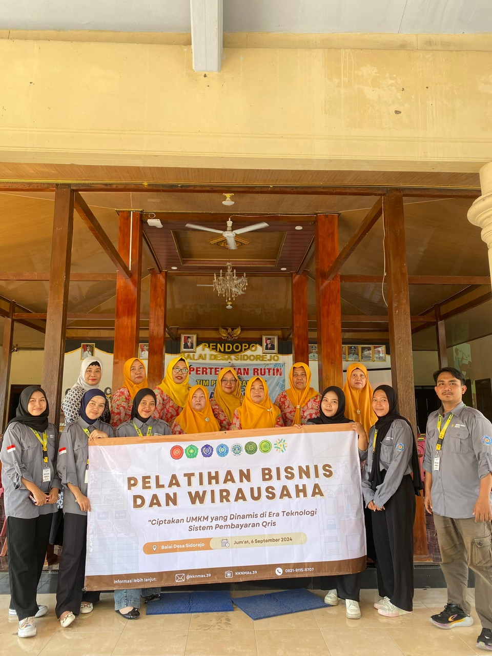 Read more about the article Sosialisasi dan Pelatihan Sistem Pembayaran Qris UMKM Proker Kelompok 39 KKN MAs