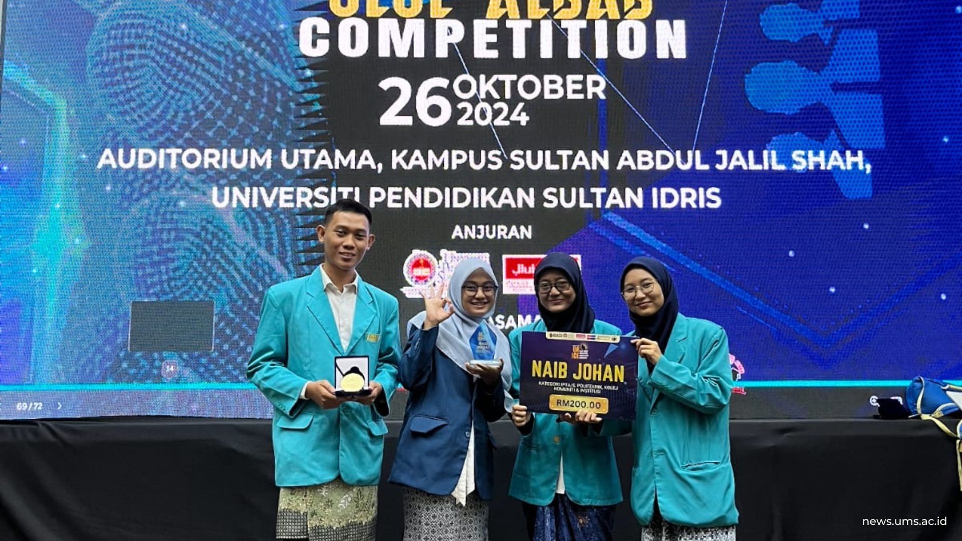 Tim BAHARAT Pendidikan Biologi UMS Raih Gold Medal, Inovasikan MSG Organik