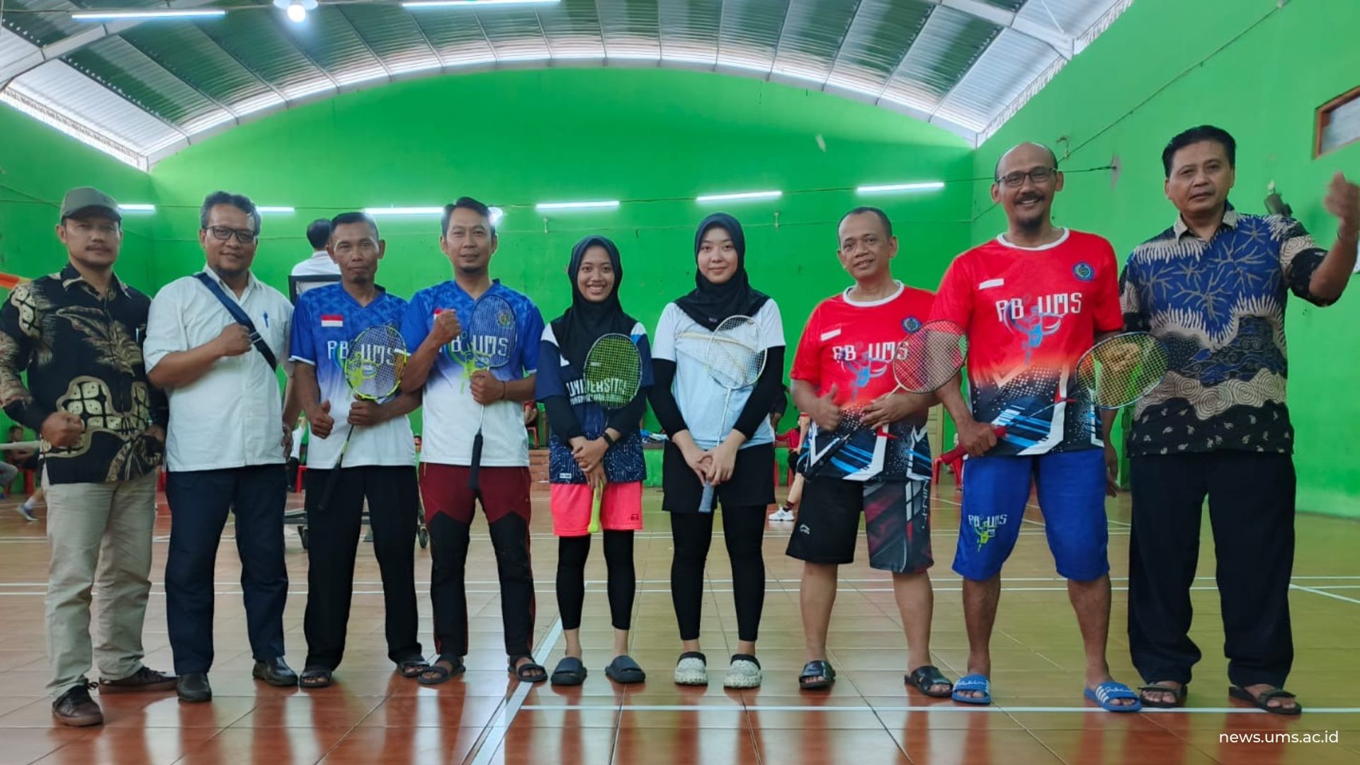 Delegasi UMS Raih Juara 1 Bulu Tangkis, Peringatan Hari Kesehatan Nasional Kab Sukoharjo