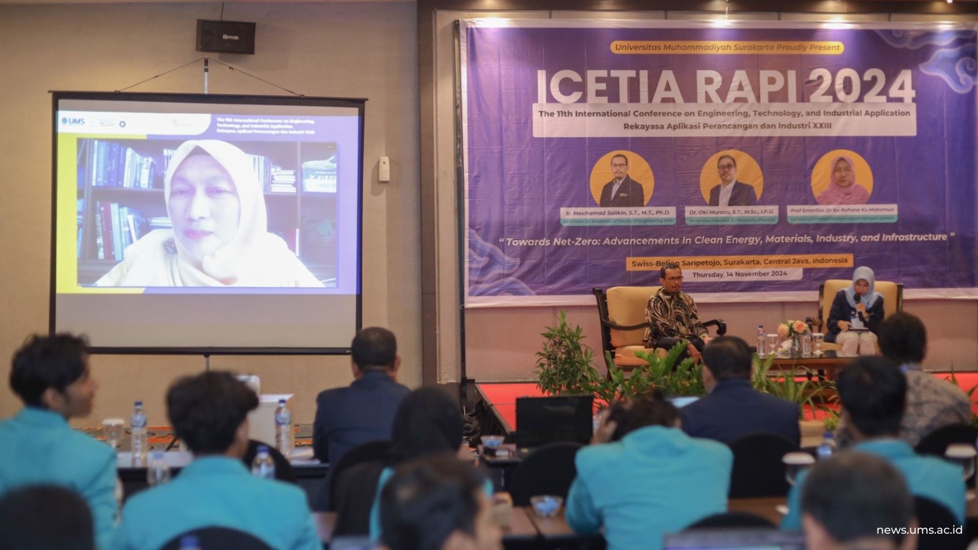 FT UMS Gelar ICETIA RAPI 2024, Upayakan Net-Zero Melalui Kemajuan Energi Bersih dan Sektor Konstruksi