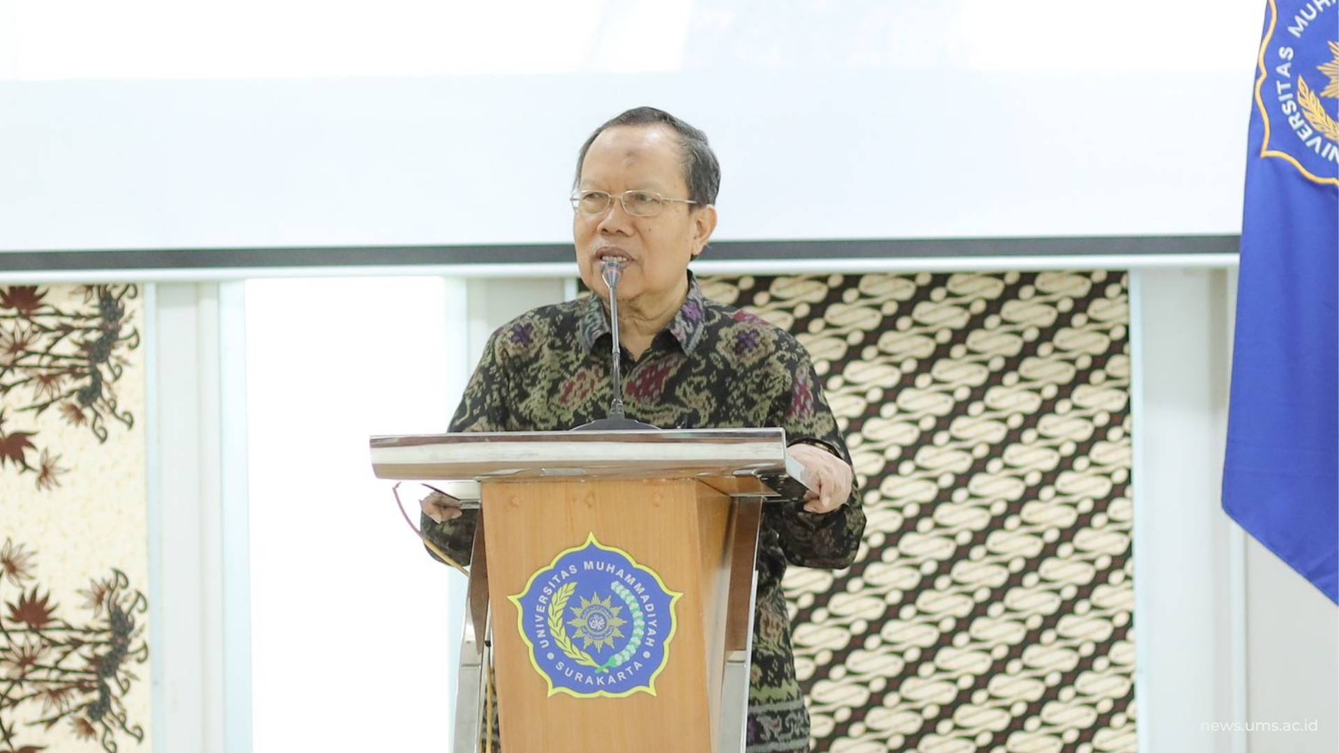 Kaprodi Program Studi Doktor lImu Hukum UMS, Prof. Dr. Absori, S.H., M.Hum.