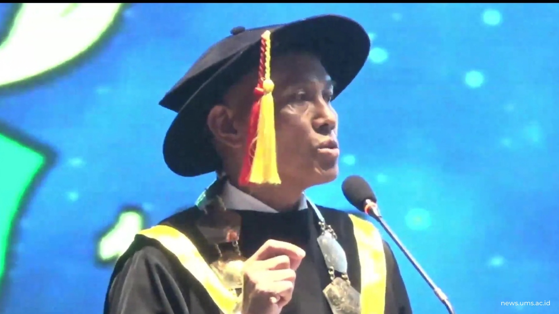 Sambutan Prof Harun Joko Prayitno selaku Plt LLDIKTI Wilayah VI Jateng, sekaligus Rektor UMS