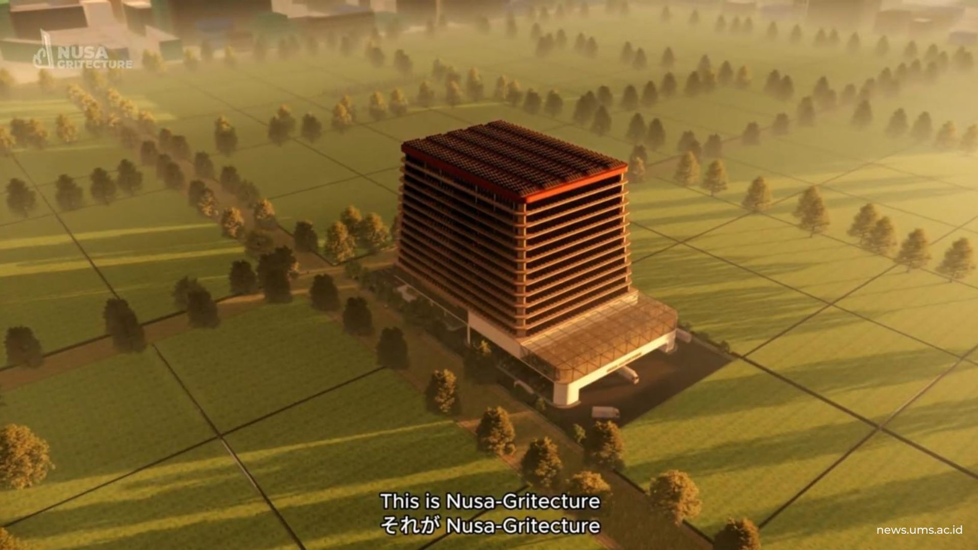 Desain bangunan Nusa-Gritecture