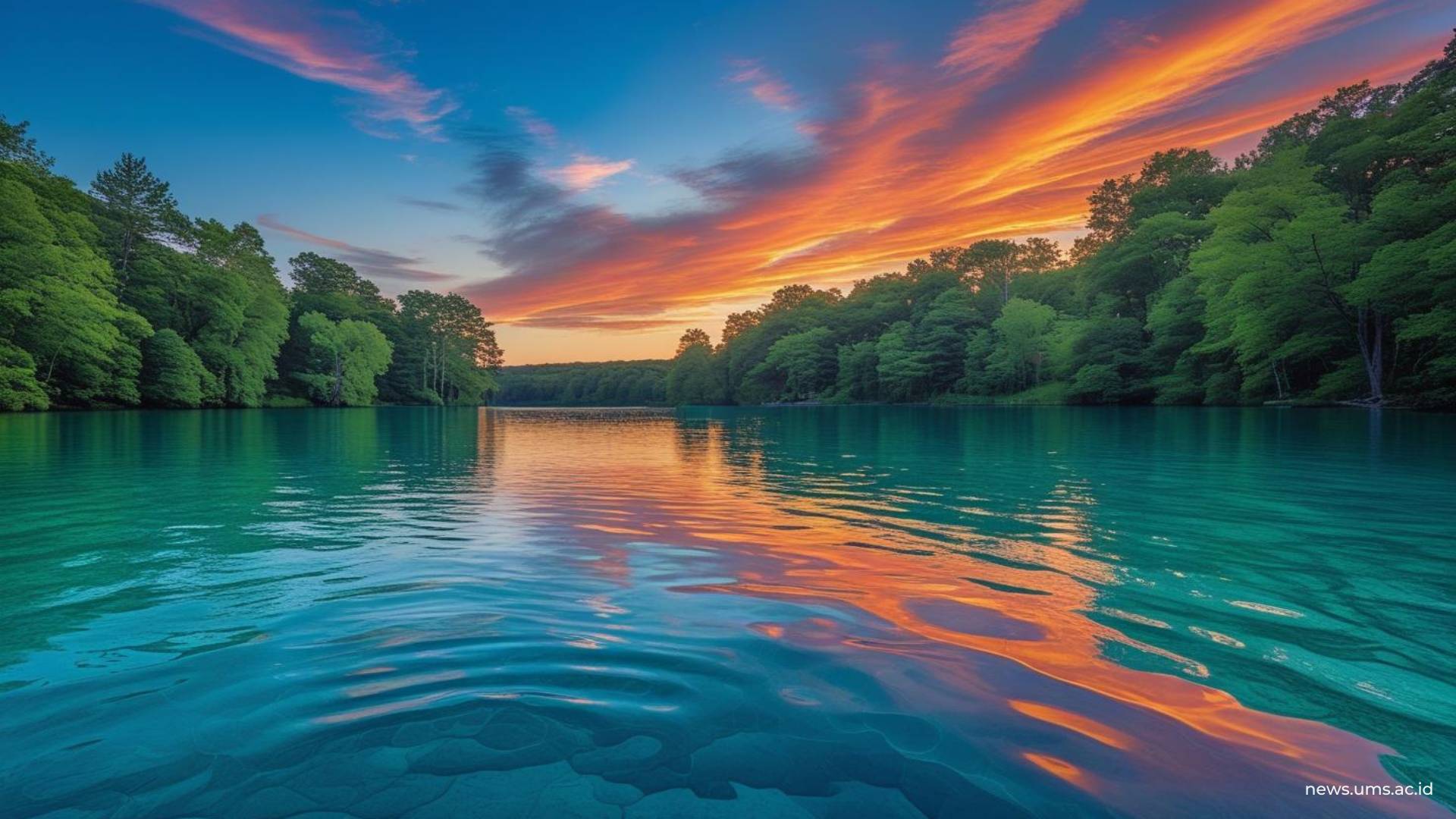 Ilustrasi air di danau. (foto: Canva)