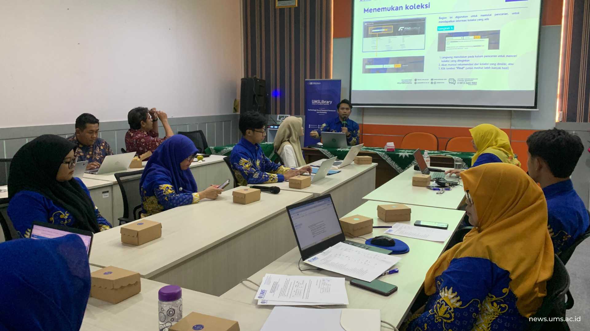 Perpustakaan dan Pusat Layanan Digital UMS Gelar Sosialisasi Layanan Pencarian Terintegrasi