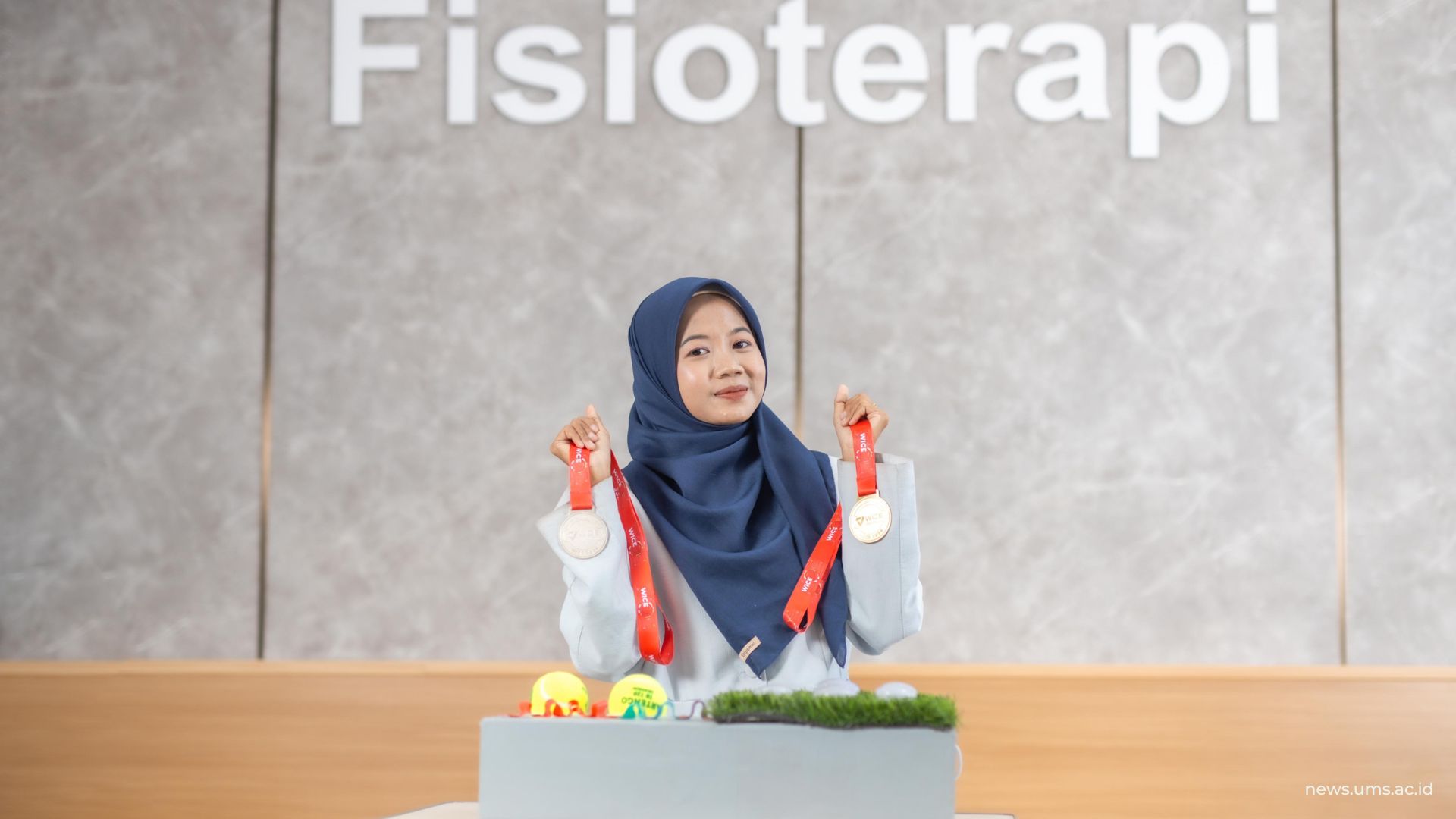 Prestasi Mahasiswi Fisioterapi UMS, Samiyem