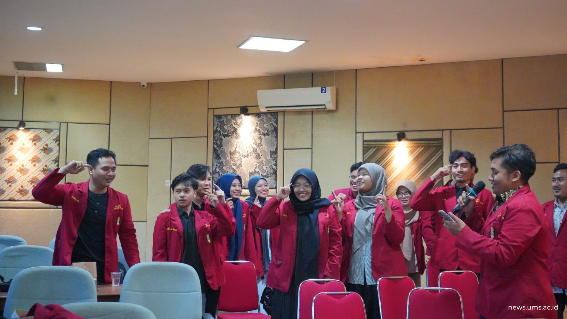 Tim IMM Averroes FT UMS saat Koordinasi PPK Ormawa UMS dari Biro Kemahasiswaan UMS yang Lolos Pendanaan Kemendiktisaintek 2025