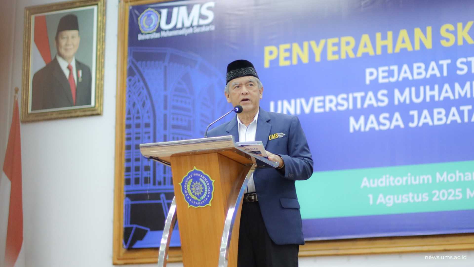 Badan Pembina Harian (BPH) UMS, Prof. Dr. Sabar Narimo, M.M., M.Pd.,