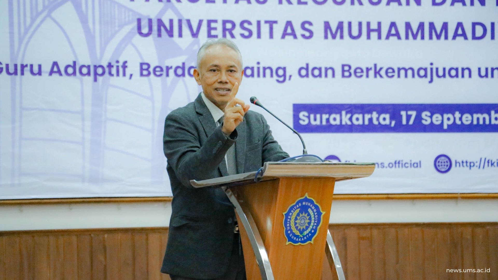 Sambutan Rektor UMS, Prof. Dr. Harun Joko Prayitno, M.Hum. pada acara Pembekalan dan Pelepasan Calon Wisudawan Periode I Tahun 2025/2026