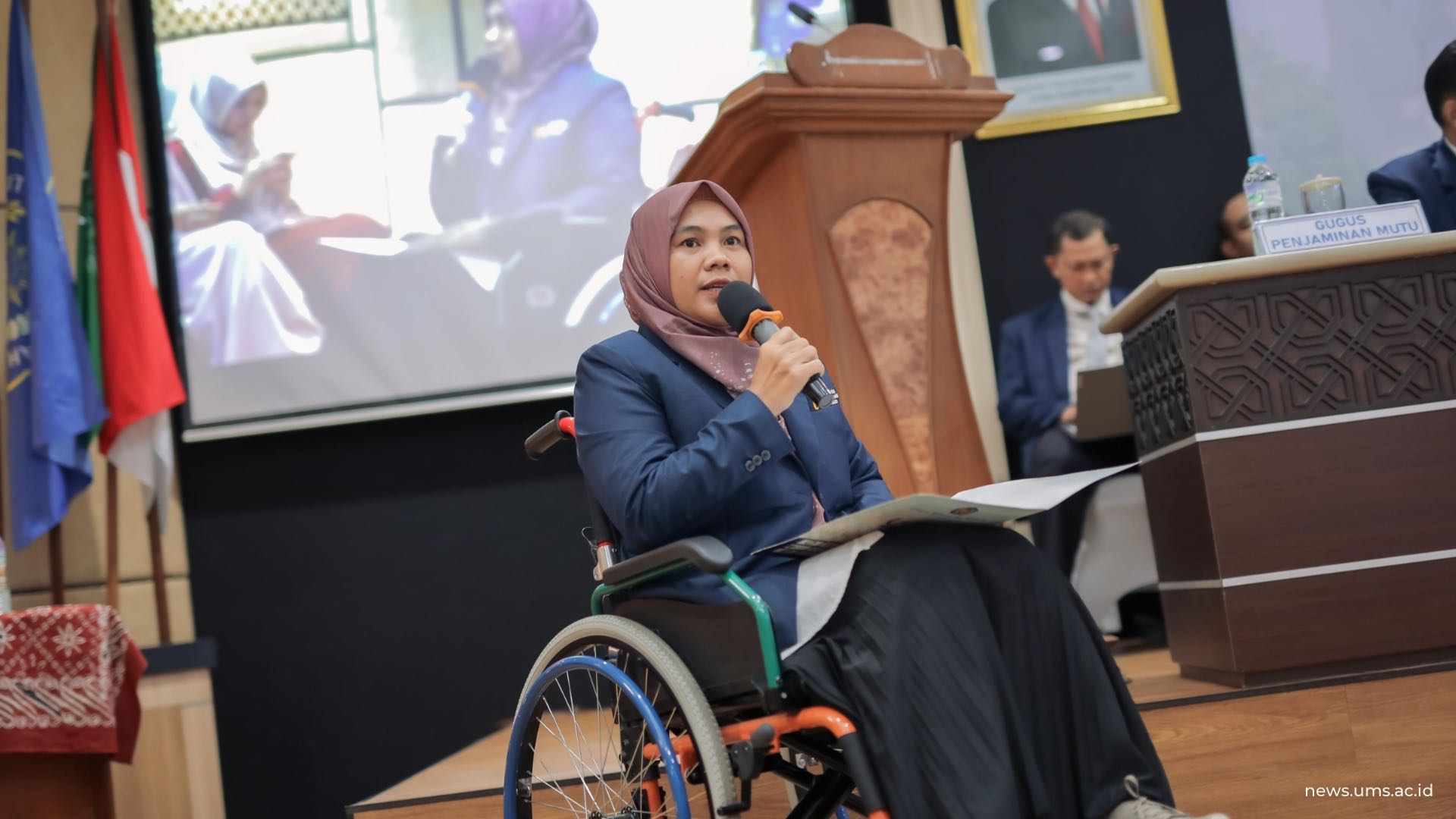 Wakil Dekan I FEB UMS, Dr. Aflit Nuryulia Praswati, S.E., M.M., MCA. Foto: Imam Syafii