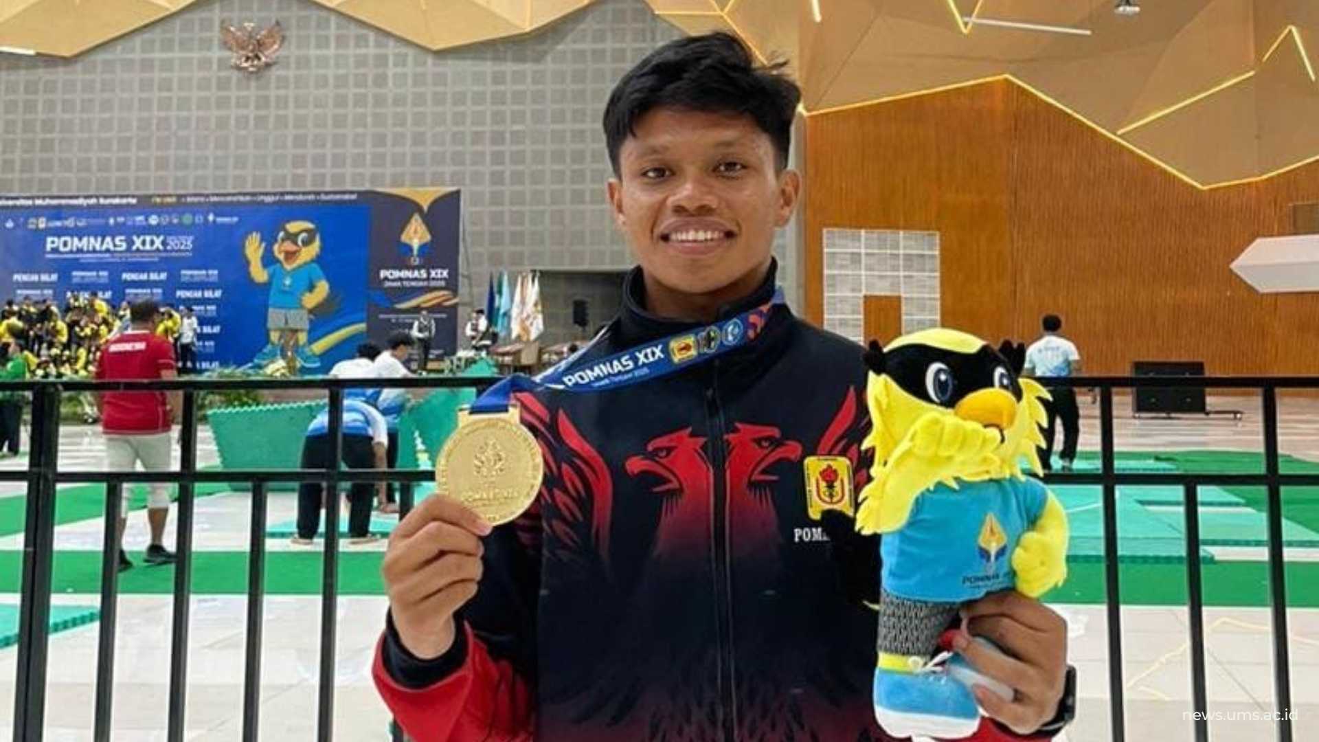 Fadhlan Rusli Peraih Medali Emas Provinsi Sumatera Barat