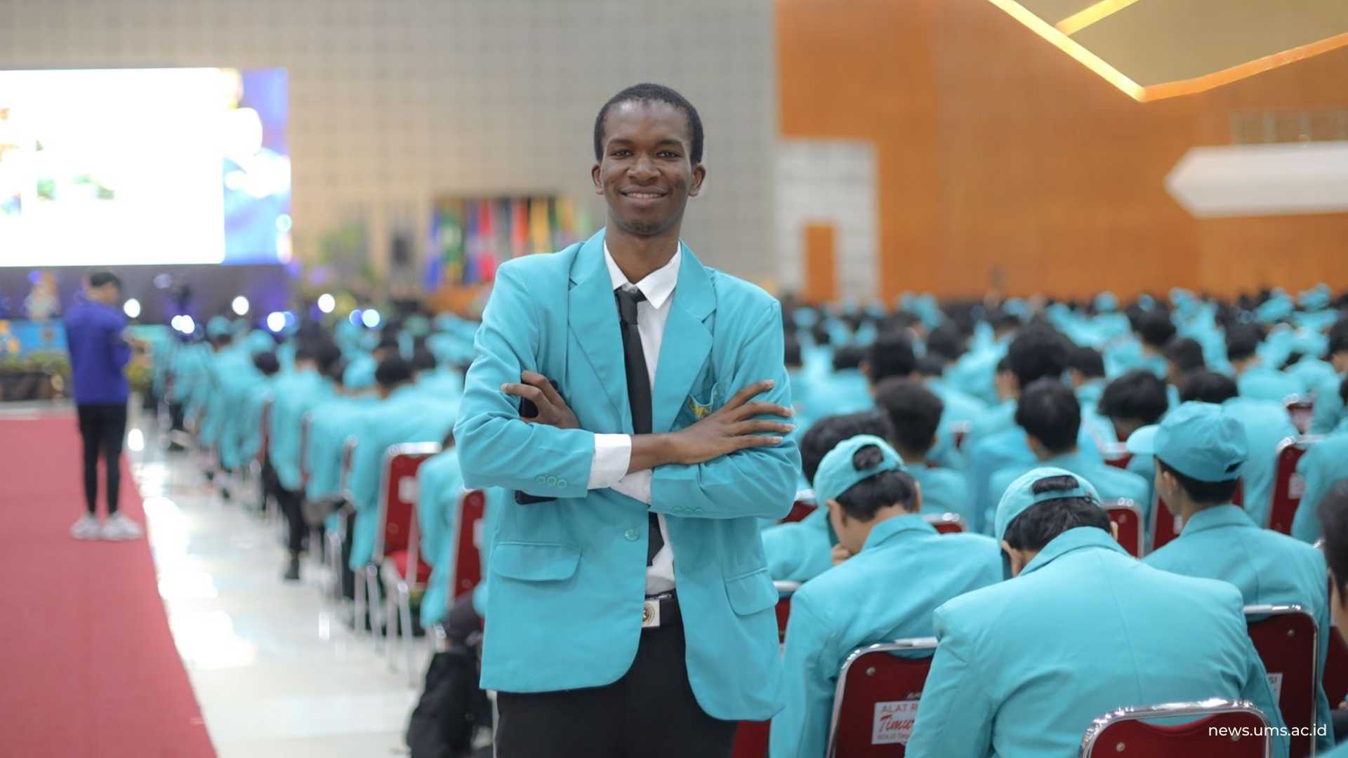 Mahasiswa Prodi Teknik Informatika UMS, Mohamed Saidi Jalloh, mahasiswa asal Sierra Leone, Afrika Barat