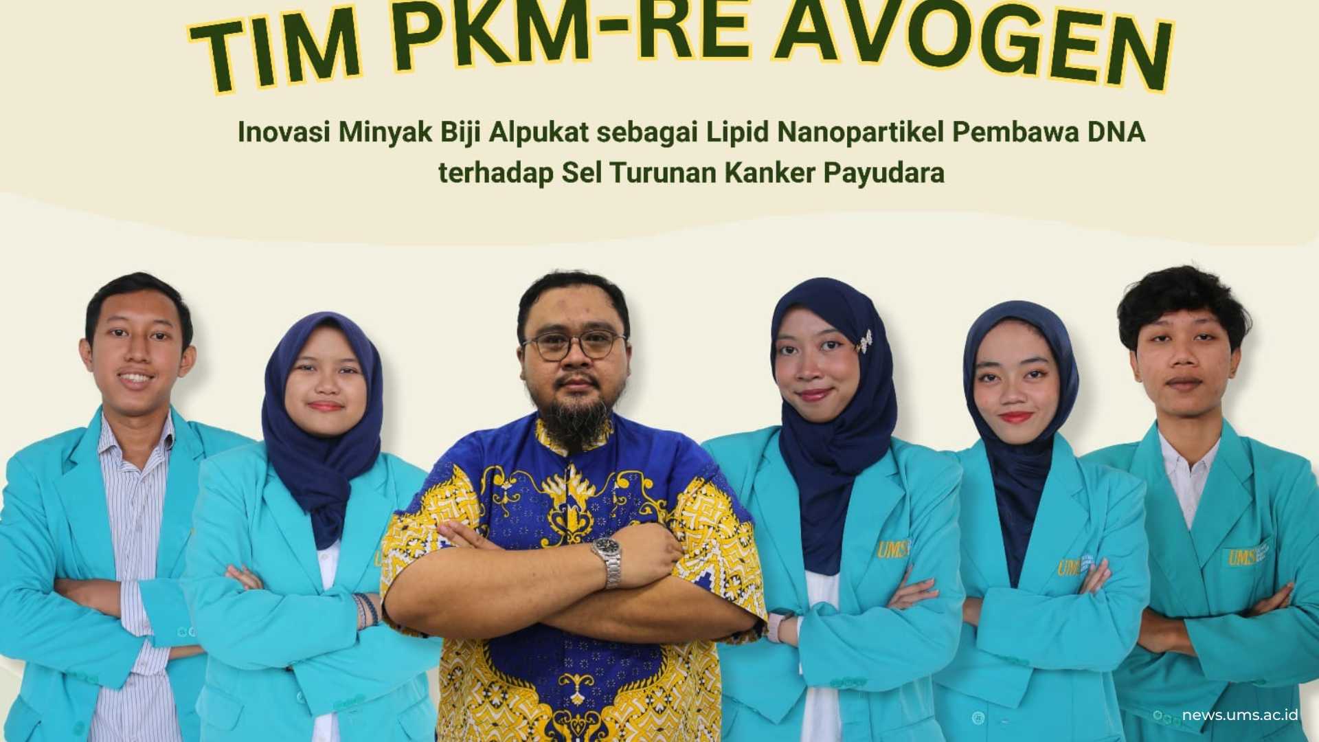 Tim Avogen bersama dengan dosen pembimbing