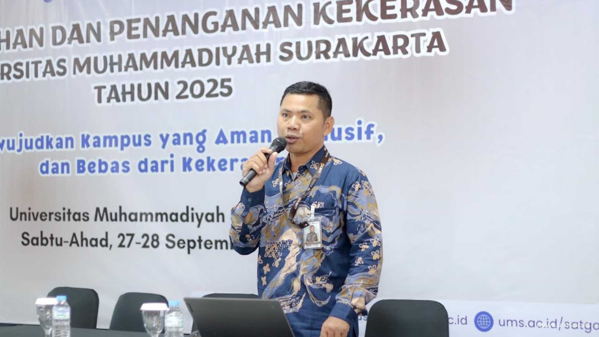 Ketua Tim Koordinator PPKPT LLDIKTI VI Jawa Tengah Muhammad Muhsin turut mengajak mahasiswa untuk berani melapor ke Satgas PPKPT jika mengalami kekerasan di lingkungan kampus.