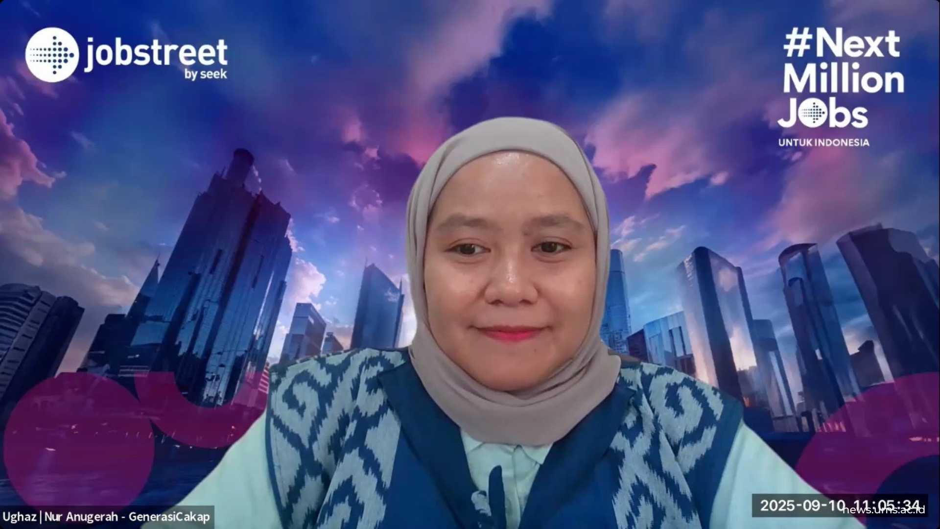 Narasumber Kak Nur Anugerah M.Psi., Psikolohu, CEC