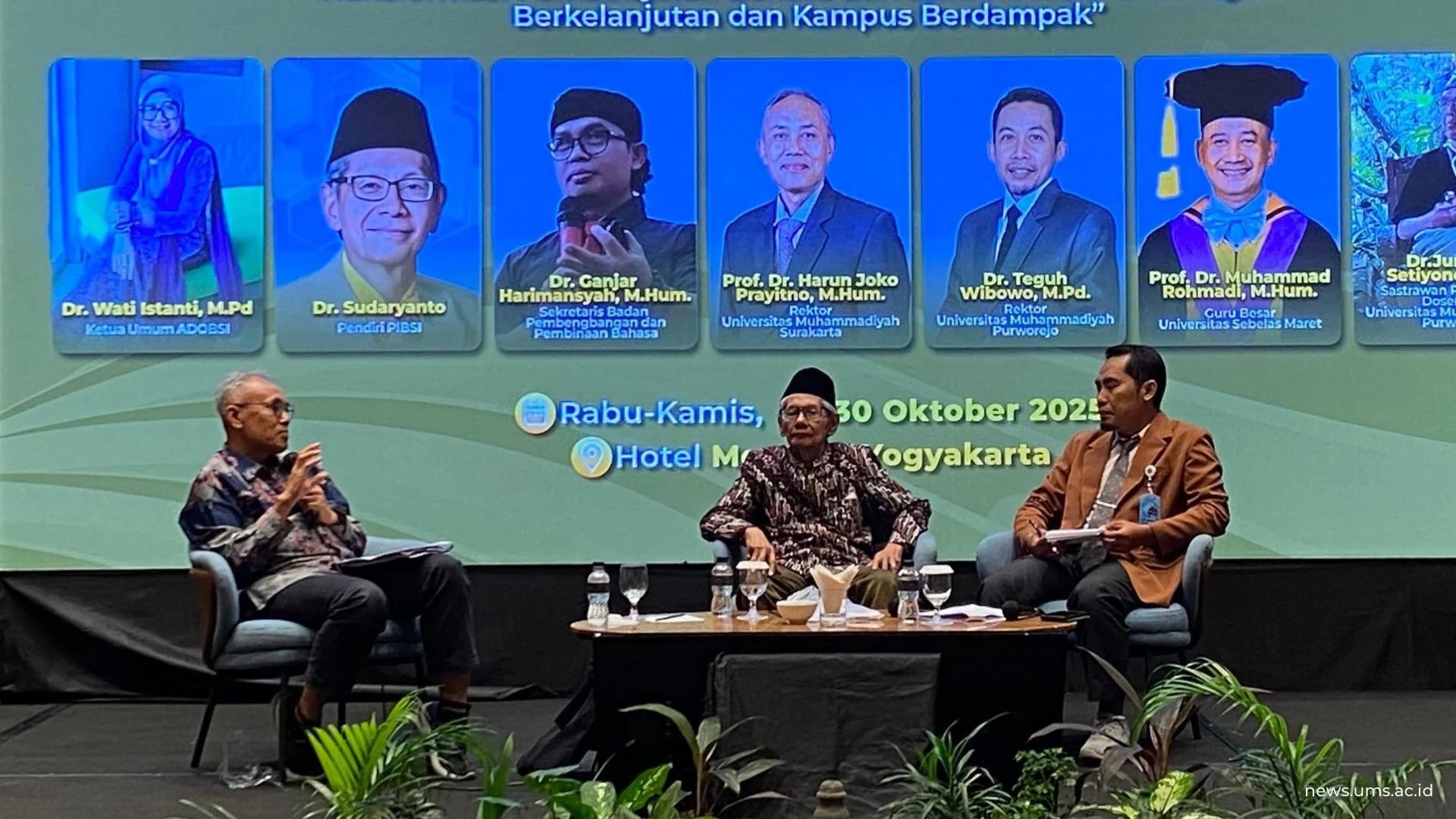 Pemaparan Rektor UMS, Prof. Dr. Harun Joko Prayitno, M.Hum