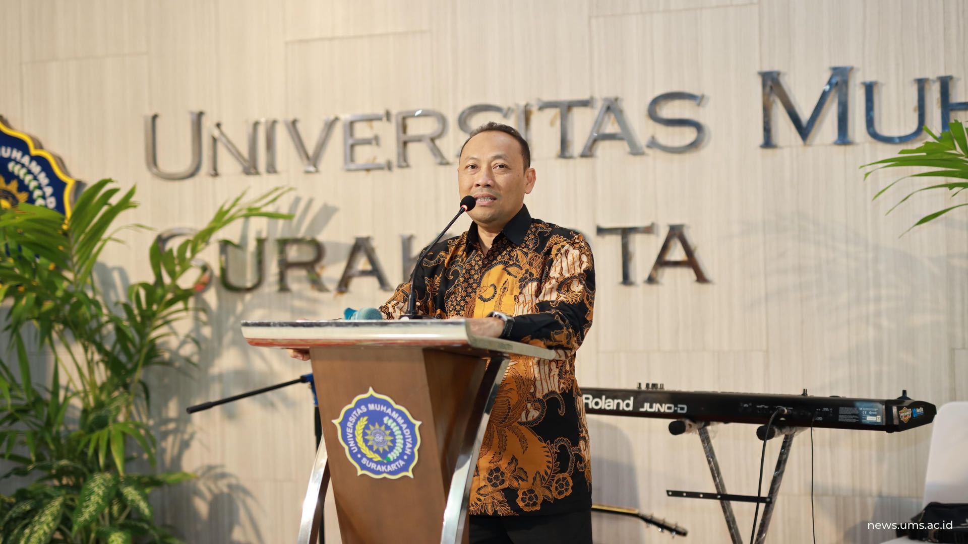 Sambutan Wakil Rektor I UMS, Prof. Ihwan Susila, S.E., M.Si., Ph.D