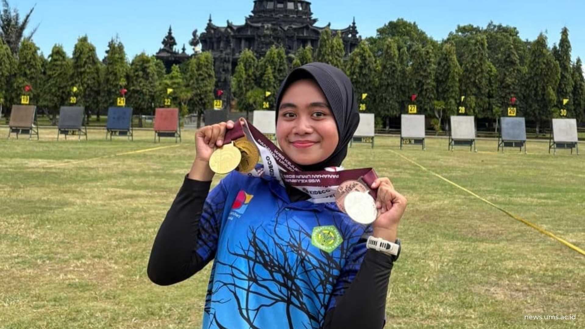 Juara I,II, dan III Kejurnas Panahan di Bali, Hanun Naila Husna