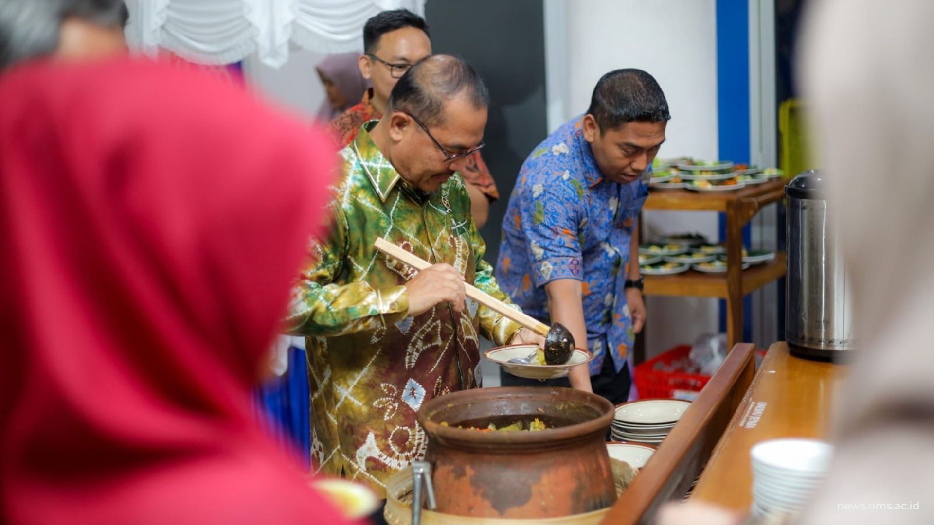 Suasana Gala Dinner di Lobby Lt 2 Gedung Induk Siti Walidah UMS