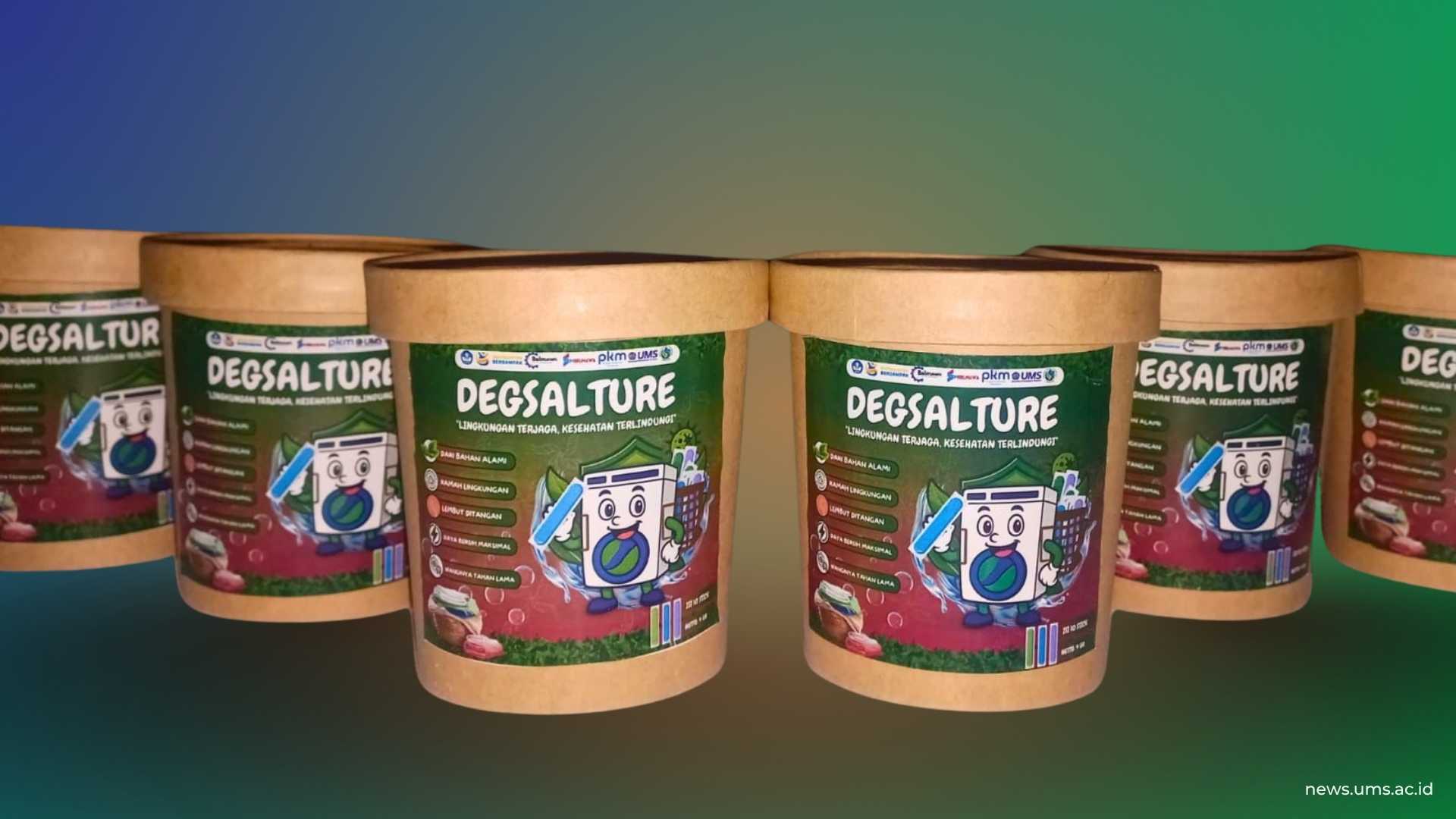 DEGSALTURE: Detergen Ramah Lingkungan Berbahan Jambu Biji dan Daun Sage Karya Mahasiswa UMS