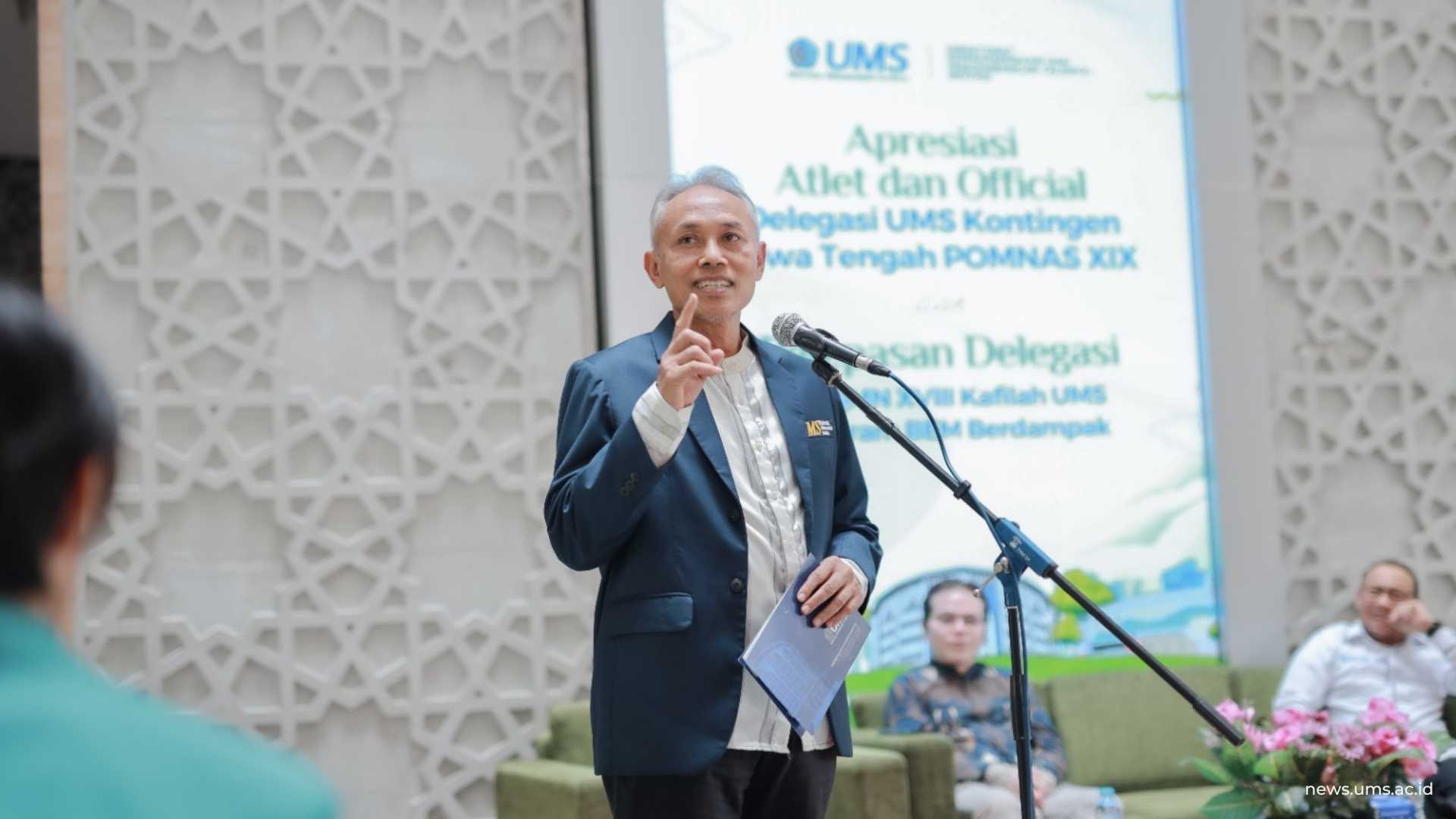 Rektor UMS Prof. Dr. Harun Joko Prayitno, M.Hum