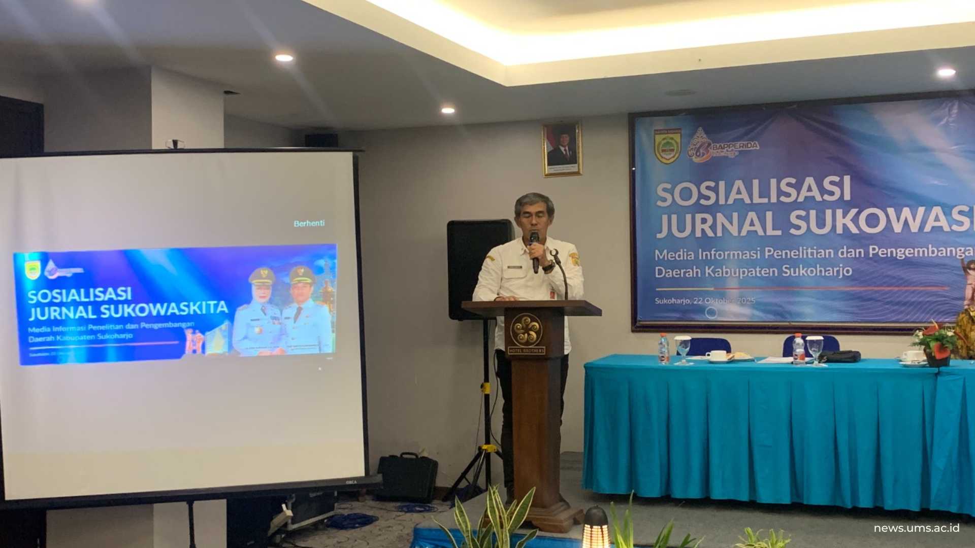 Sambutan Kepala Bapperida Kabupaten Sukoharjo, Drs. Rudiyanto, M.Si.,