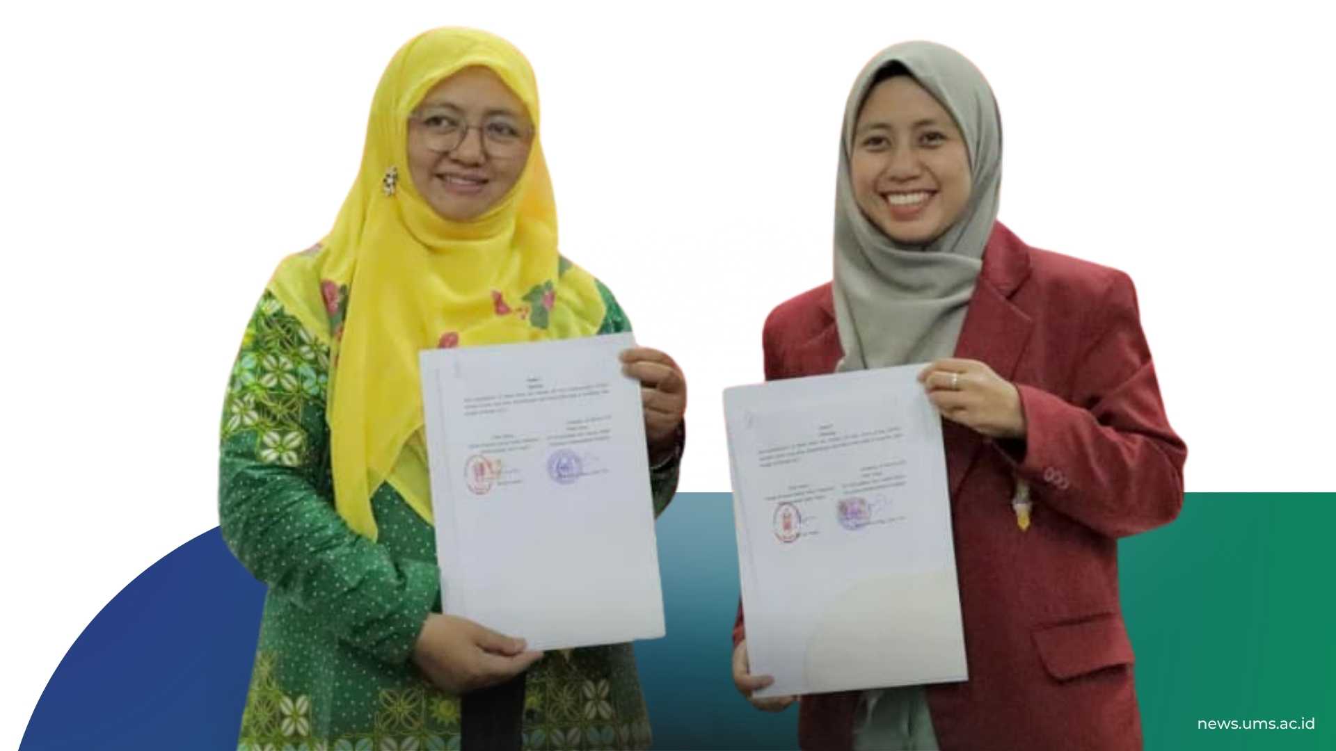 Penandatangan MoU DPD IMM Jawa Tengah & Perpustakaan dan Pusat Layanan Digital UMS