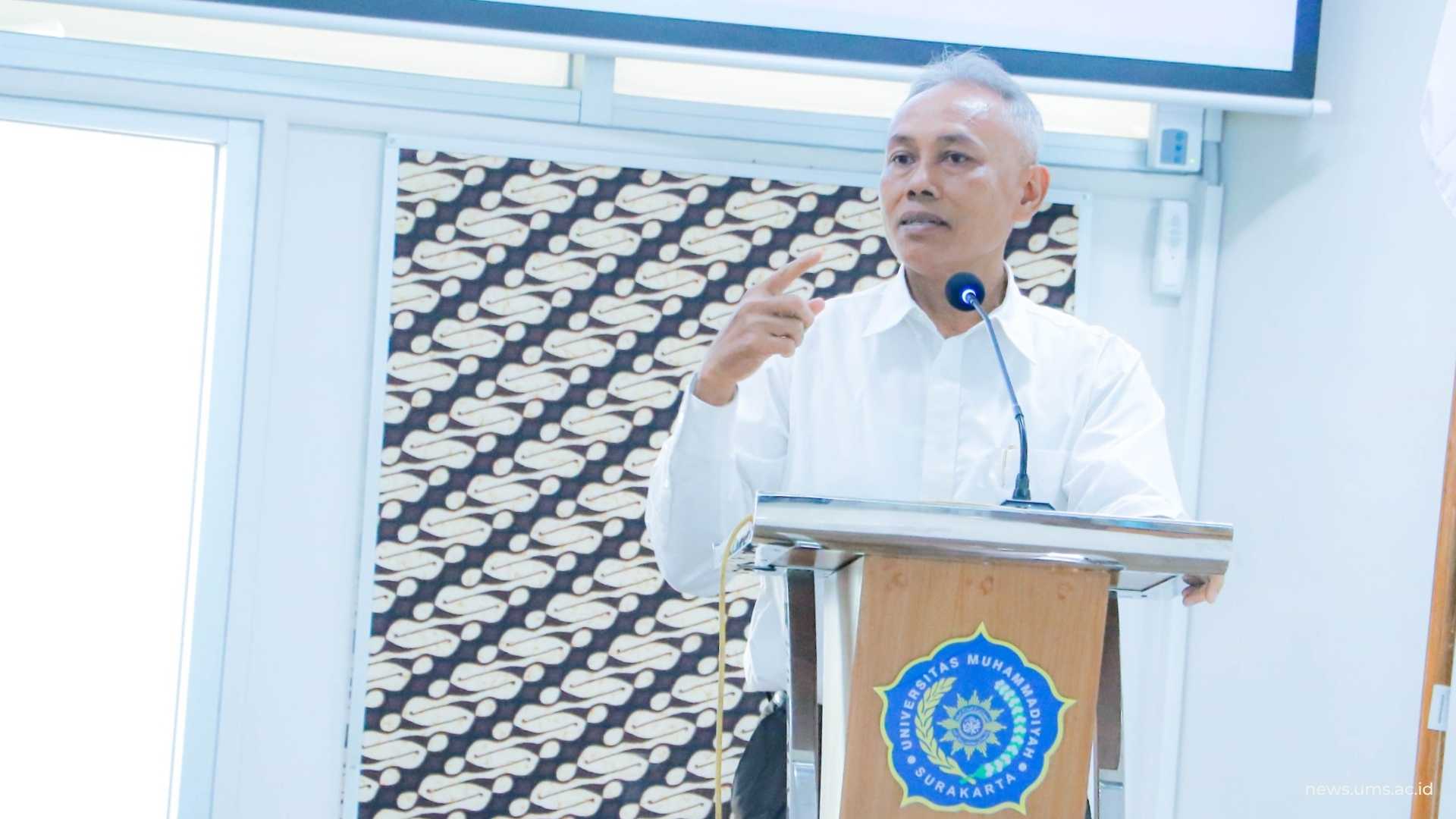 Rektor UMS, Prof. Dr. Harun Joko Prayitno, M.Hum.