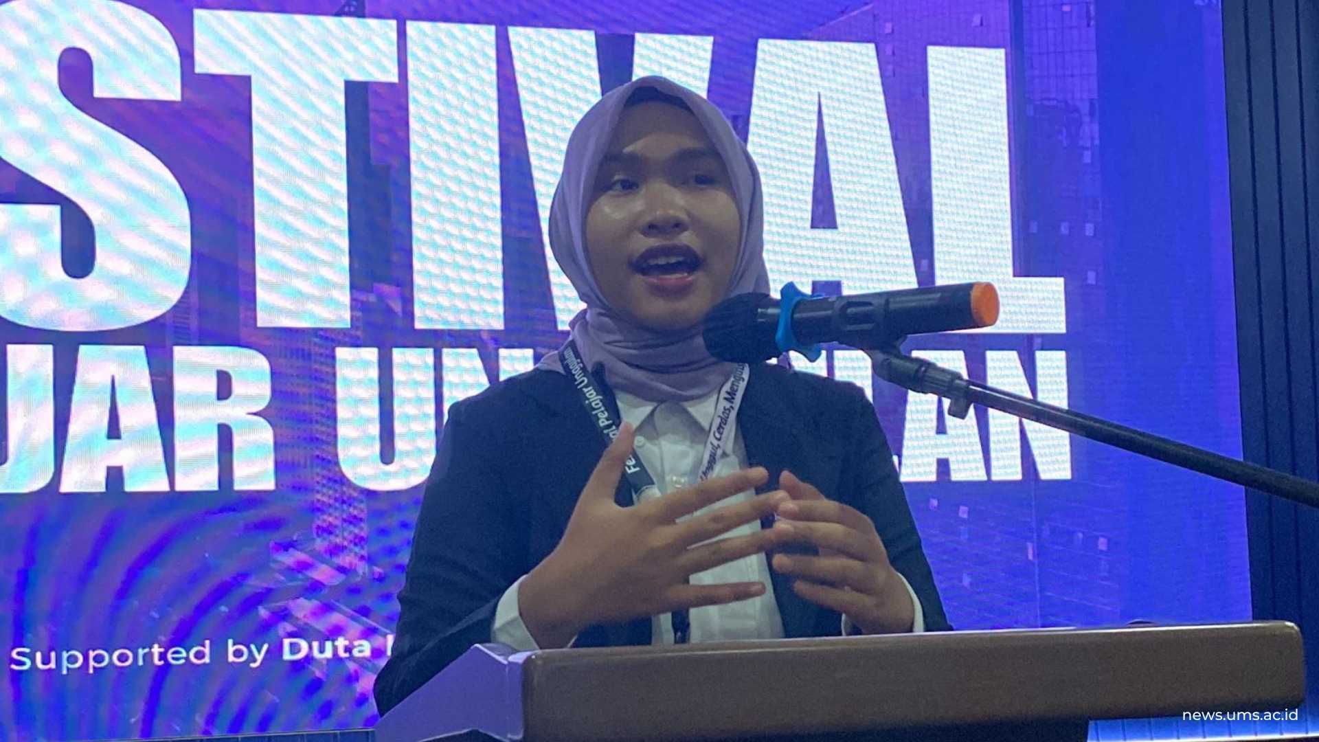 Selvi Restiyana, Ketua tim penelitian berjudul “Efektivitas Exercise dan Koreksi Head Posture terhadap Perubahan Craniovetebra Angle pada Penghafal Al-Qur’an Daarul Qur’an Colomadu: Randomized Controlled Trial”