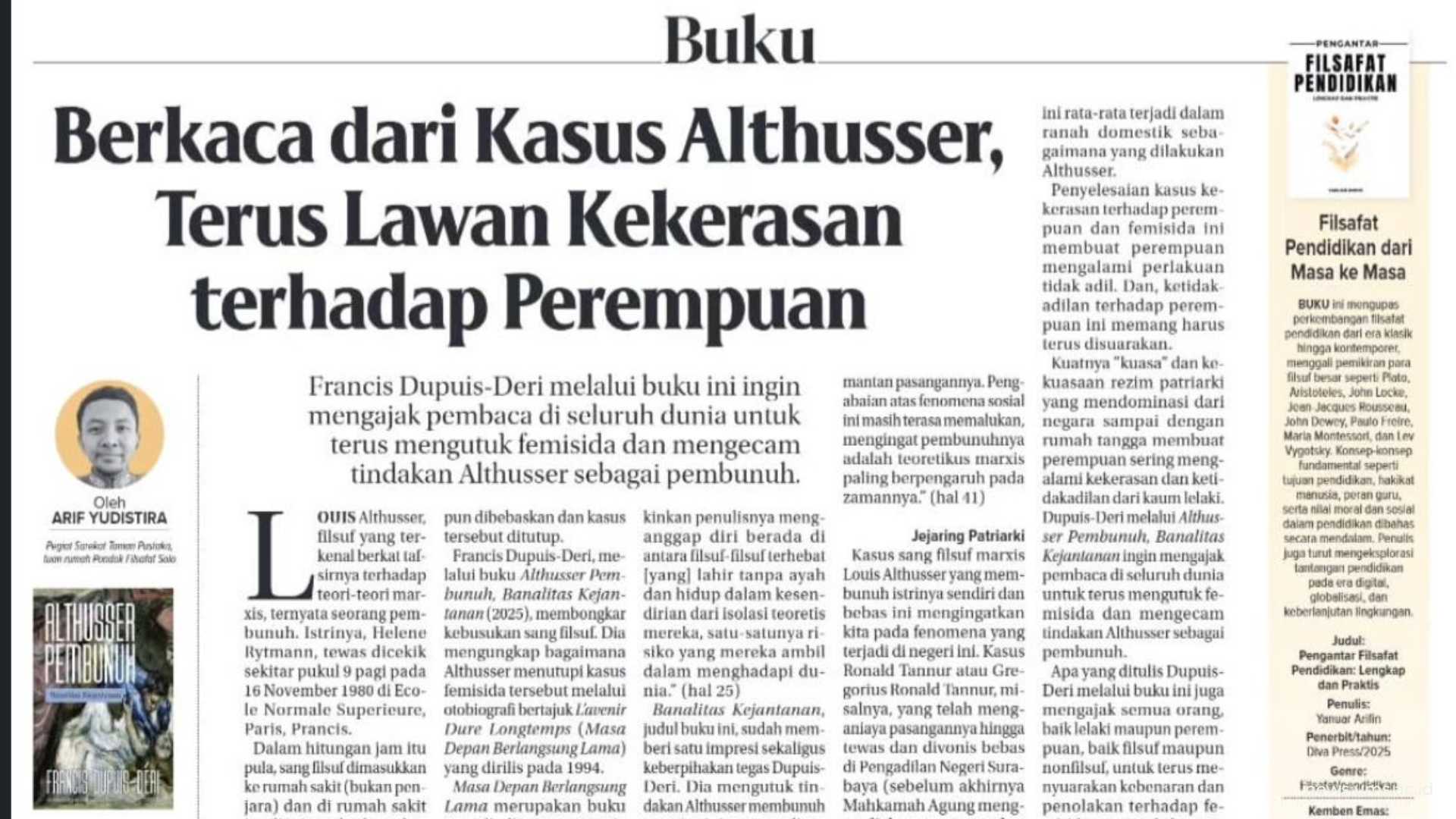 Tulisan di Surat Kabar