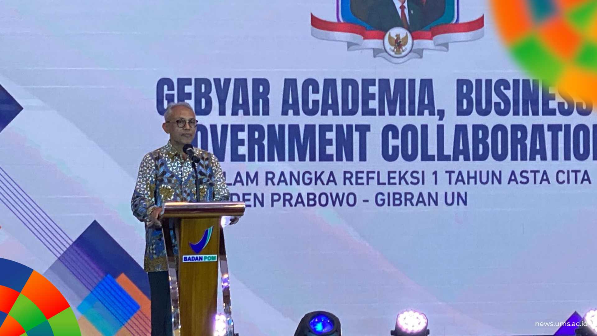 Rektor UMS, Prof. Dr. Harun Joko Prayitno, M.Hum