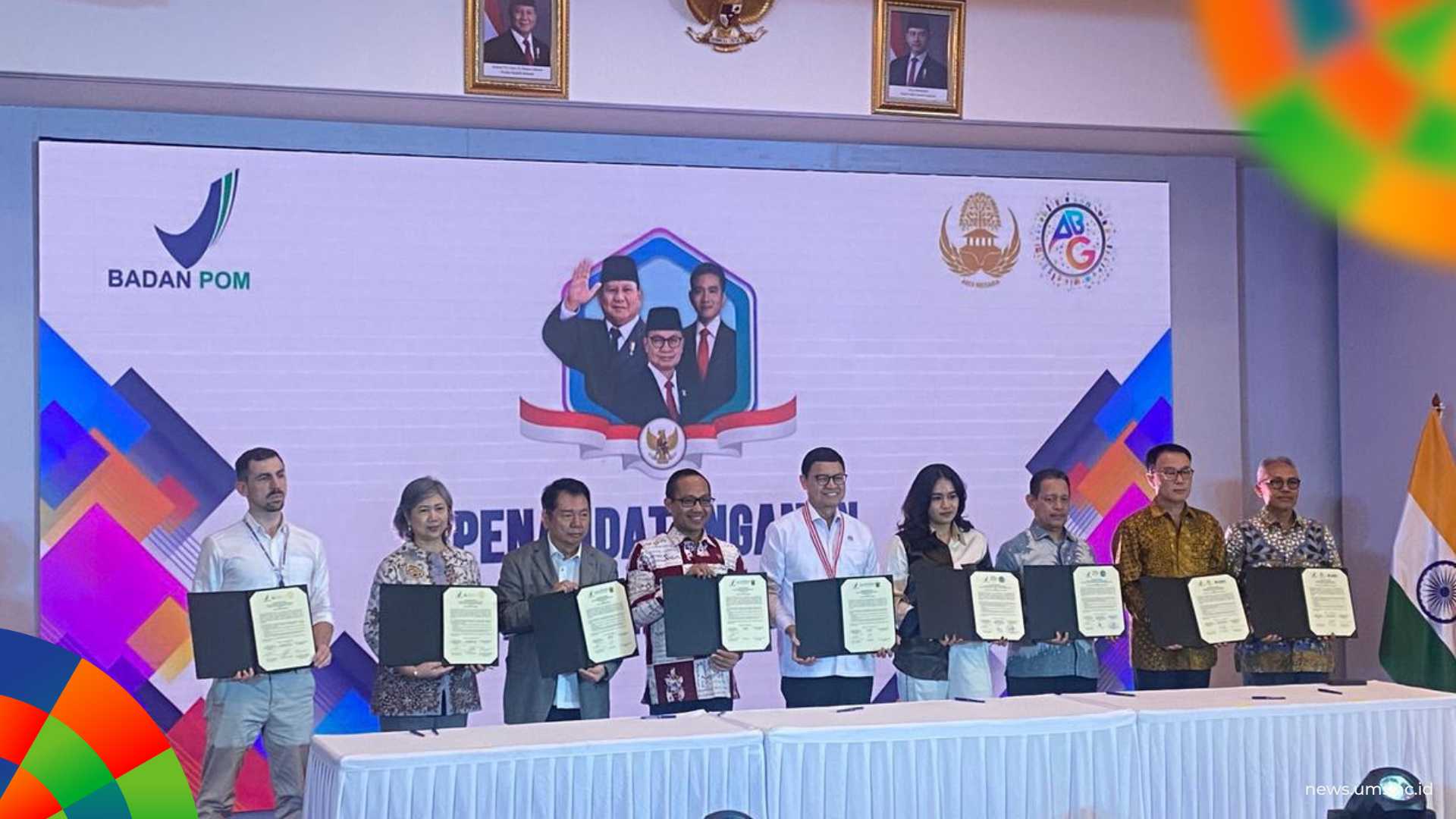 (paling kanan) Rektor UMS, Prof. Dr. Harun Joko Prayitno, M.Hum., Teken MoA dengan Tiga Industri Korea