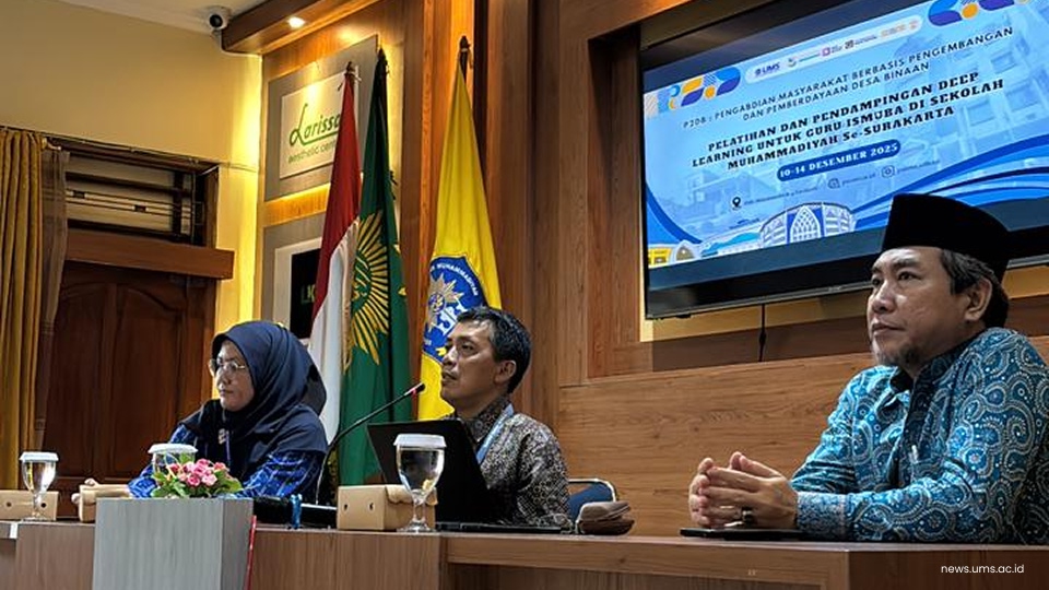 Dukung Transformasi Pembelajaran, FAI UMS Beri Pelatihan Deep Learning untuk Guru ISMUBA di SMK Muhammadiyah 4 Surakarta