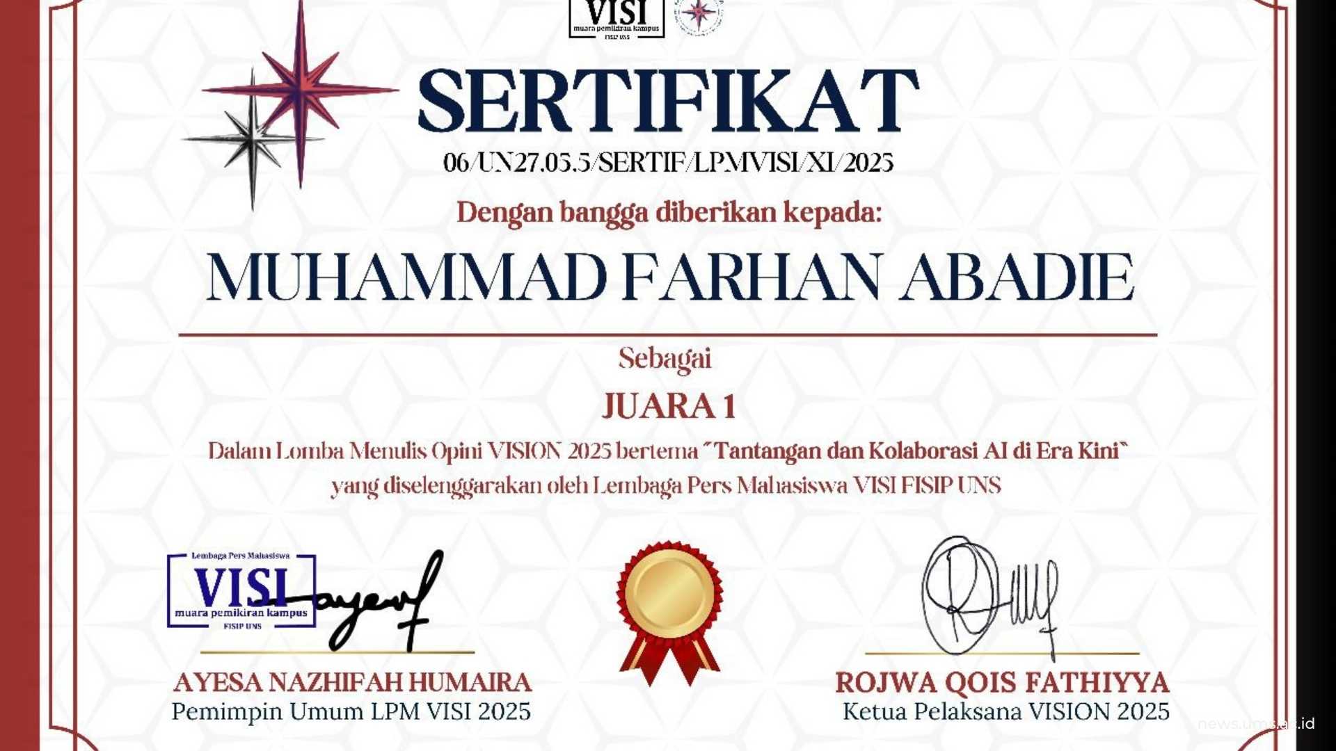 Sertifikat Kejuaraan