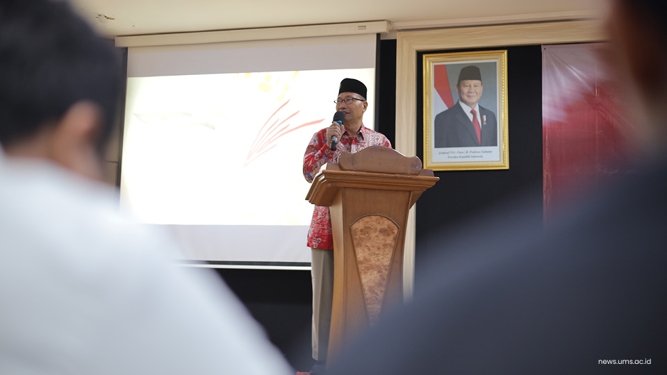 Sambutan oleh Kepala Pondok Shabran UMS, Yayuli, S.Ag., M.P.I.
